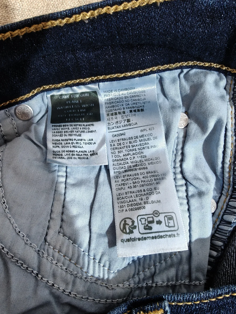 Levis 724 High Rise Straight Women's Jeans Size 28 - Picture 8 of 8
